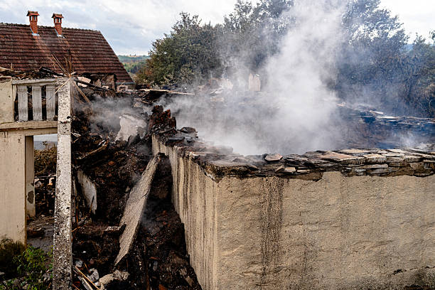 Professional Emergency Fire Cleanup technician working in Stratford, NJ